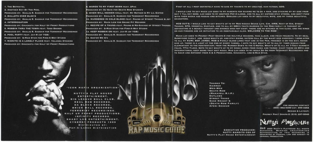 Nuttso - The Betrayal: Cassette Tape | Rap Music Guide